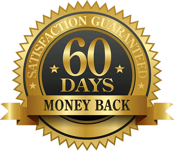 Cardio Slim Tea 60-Day Money-Back Guarantee Badge